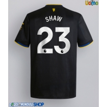 Maglie da calcio Manchester United Luke Shaw #23 Terza Maglia 2025-26 Manica Corta